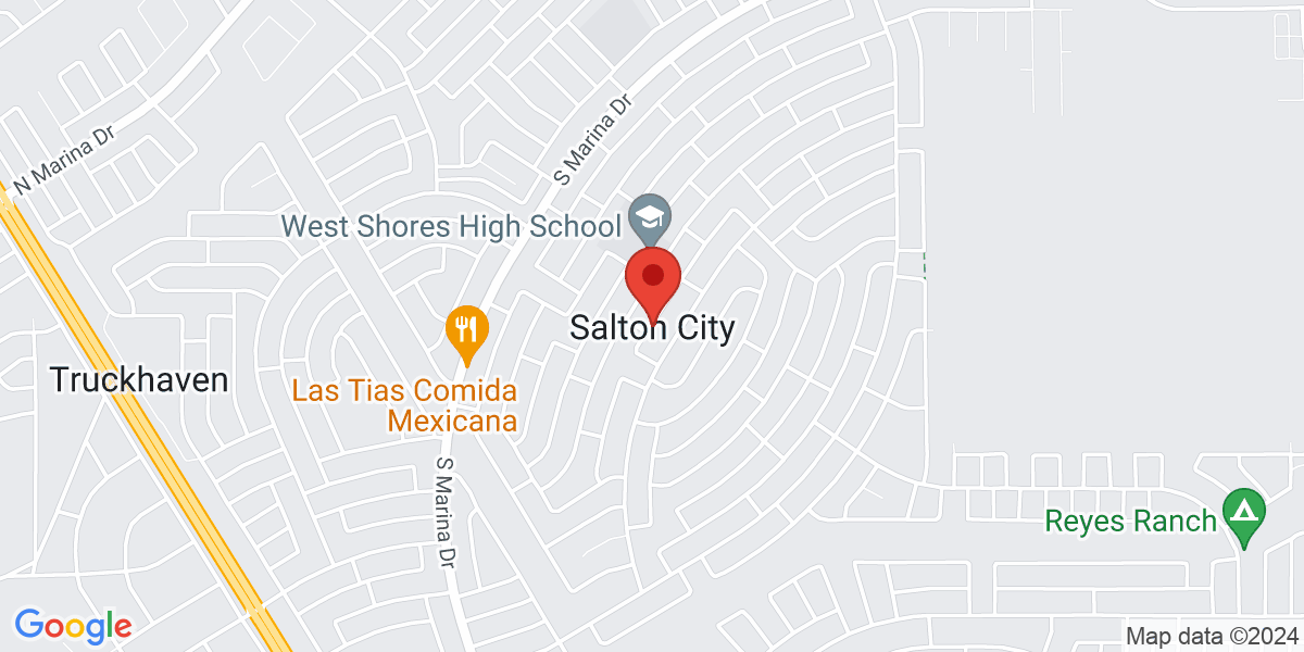 Map of Salton City Branch Library