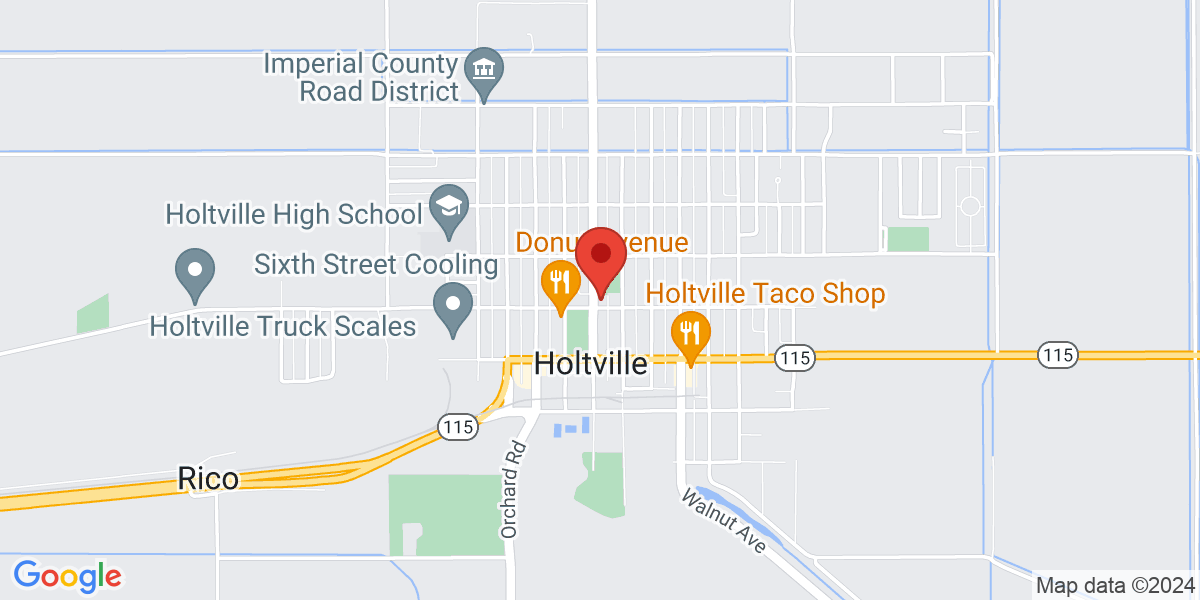 Map of Holtville Branch Library